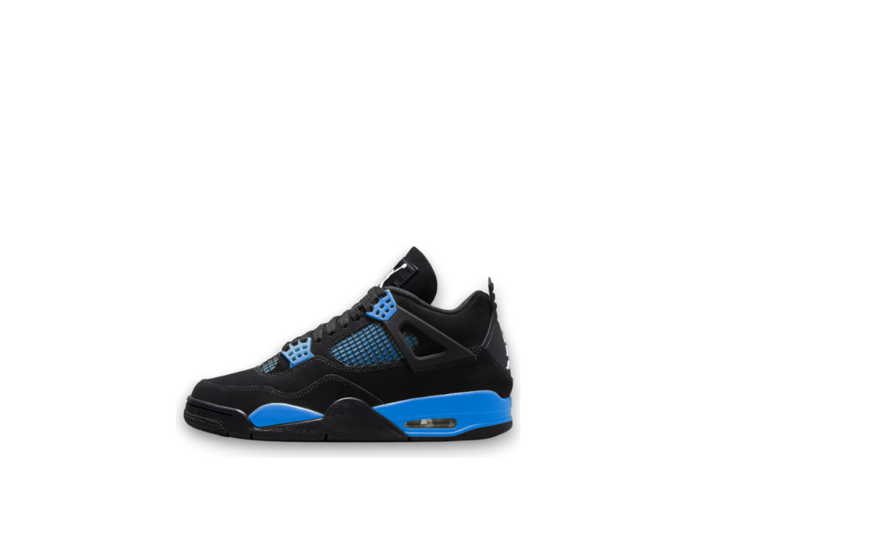 Jordan Retro 4 Black / Blue